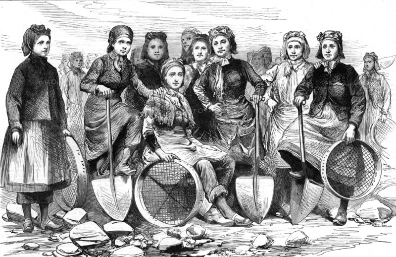 A Lancashire colliery pit-brow women