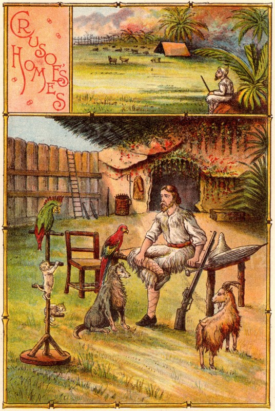 The Life and Strange Surprising Adventures of Robinson Crusoe by Daniel Defoe