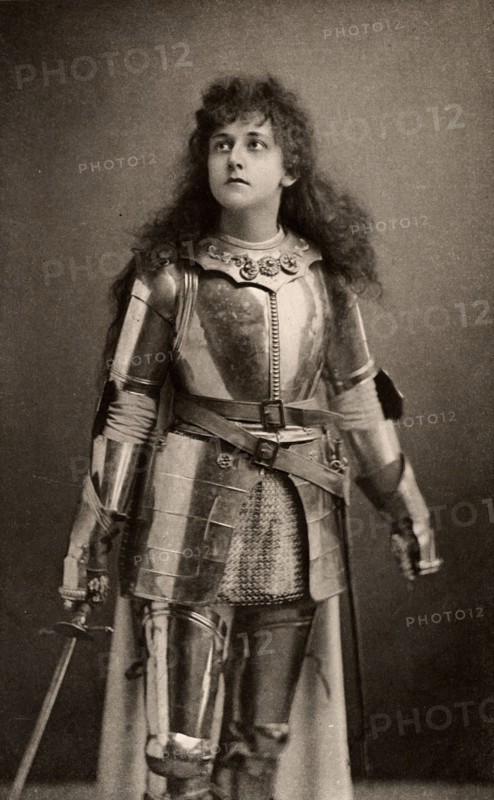 Mary Kingsley as Joan of Arc in the history play "Henry IV" Part 1 by William Shakespeare