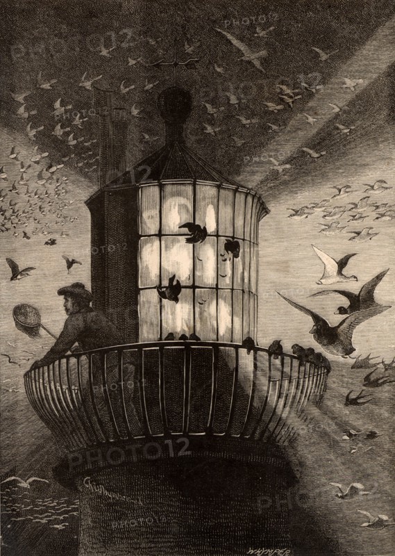 The lantern of the Eddystone lighthouse