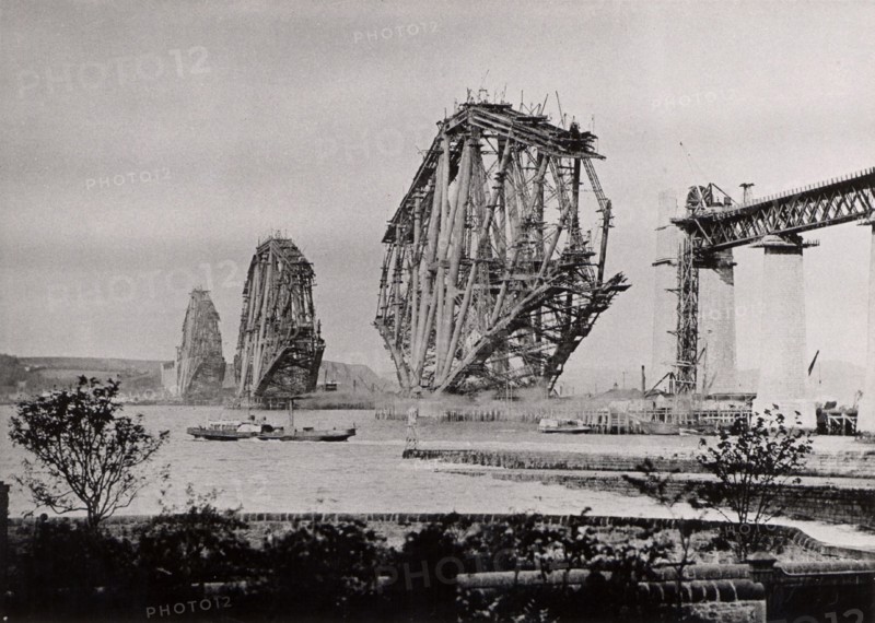 Forth Railway Bridge from South-East,  Scotland