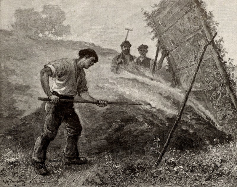 Charcoal burners in the Lake District