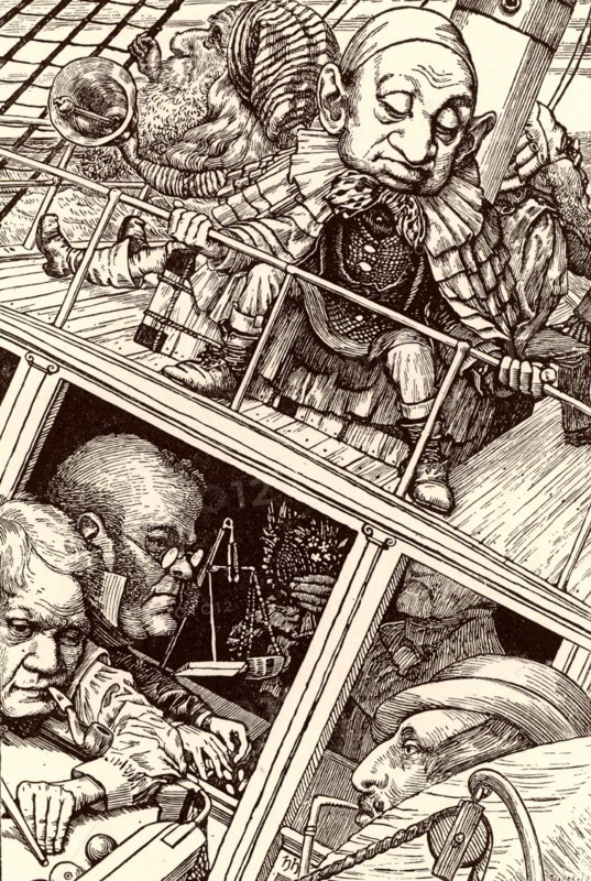 One of the nine illustrations by Henry James Holiday