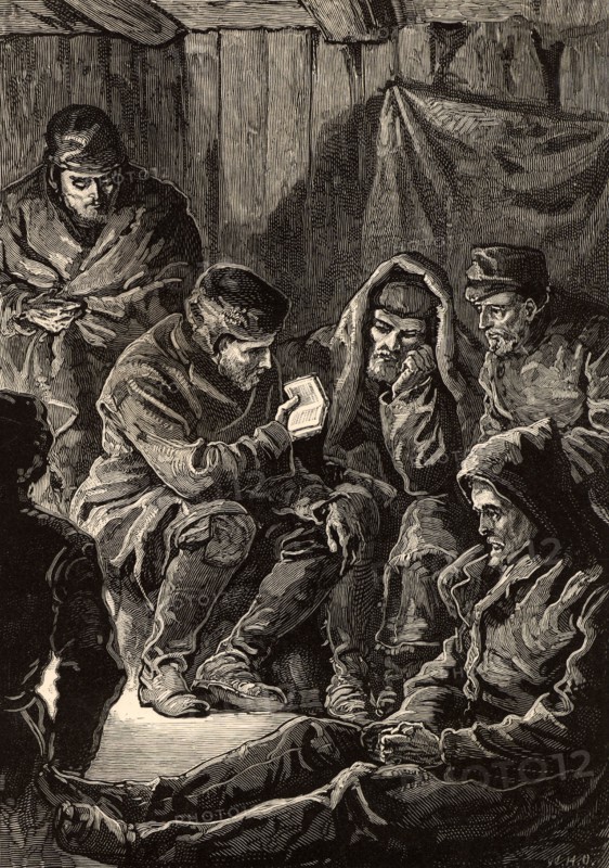 British overland Arctic expedition led by Sir John Franklin