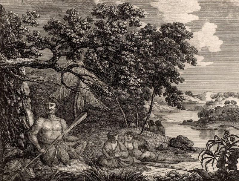 A Family in Dusk Bay