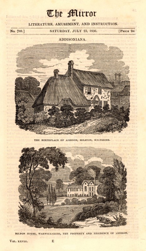 Joseph Addison's birthplace and house