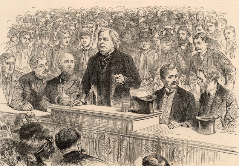 John Bright en plein discours