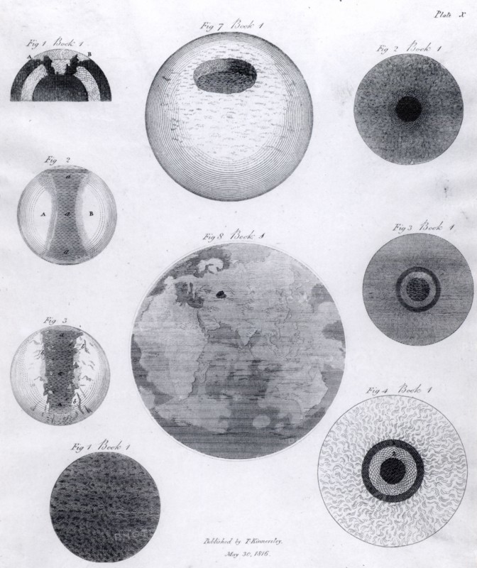 Thomas Burnet's idea of different stages in the formation of the Earth