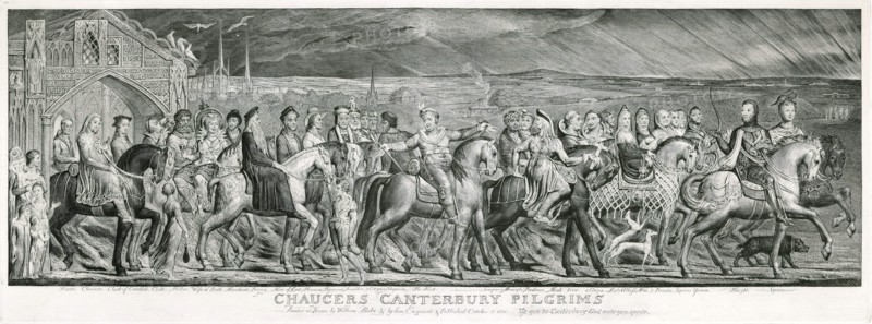 Chaucer's Canterbury Pilgrims'on their journey