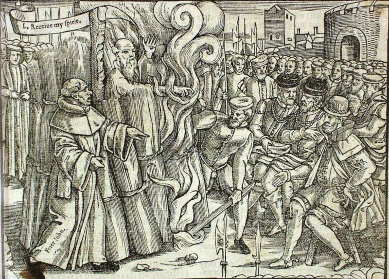 The martyrdom of Thomas Cranmer