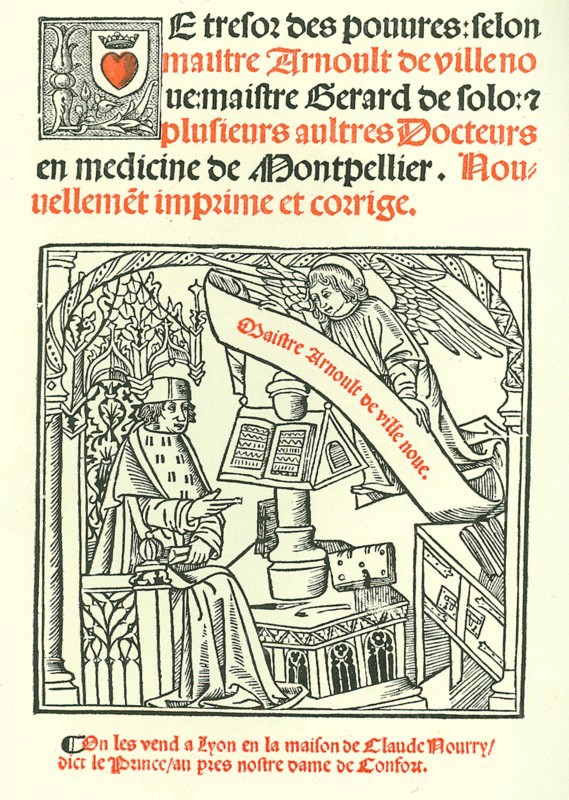 Title page of "Le Tresor des Pauvres"