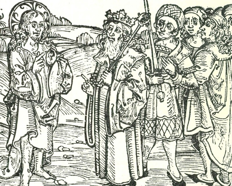 The Risen Christ appearing to the king of Spain