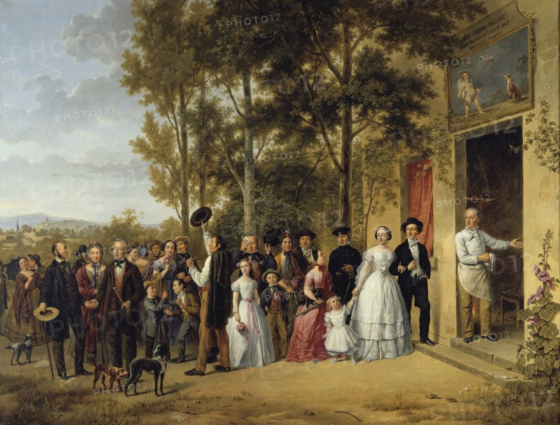 A Wedding at Coeur Volant, in Marly