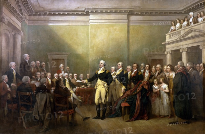 Trumbull, Le Général George Washington démissionne