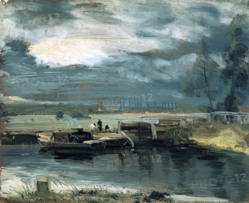 Constable, Péniches sur le fleuve Stour