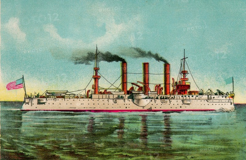 US Navy armoured battle cruiser "Brooklyn"