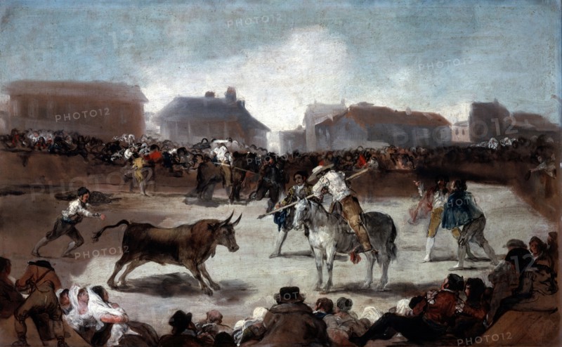 Goya, Corrida dans un village