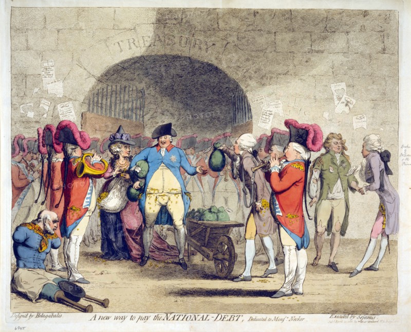 Gillray, A new way to pay the National Debt