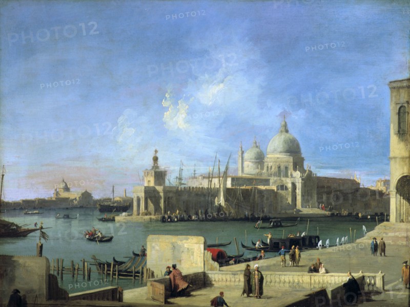 Canaletto, View of the Salute from the Entrance to the Grand Canal in Venice