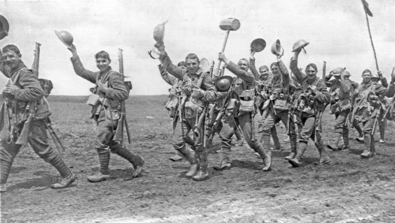 Soldiers of the Worcester Regiment