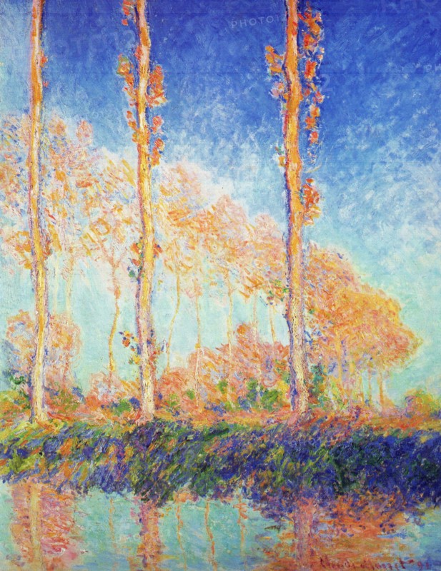 Monet, Les trois arbres en été