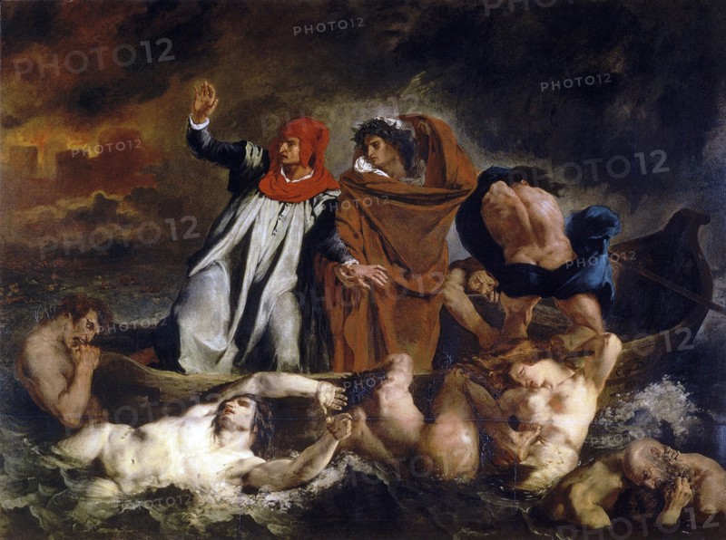 Delacroix, The Barque of Dante
