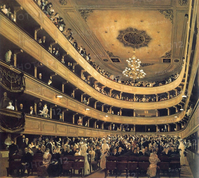 Klimt, Le Burgtheater de Vienne