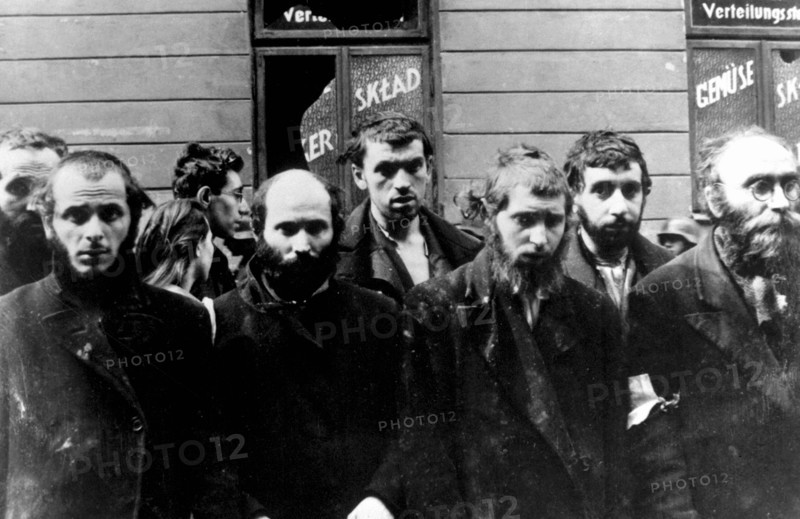 Jewish Rabbiscaptured taken during the destruction of the Warsaw Ghetto, Poland, 1943.