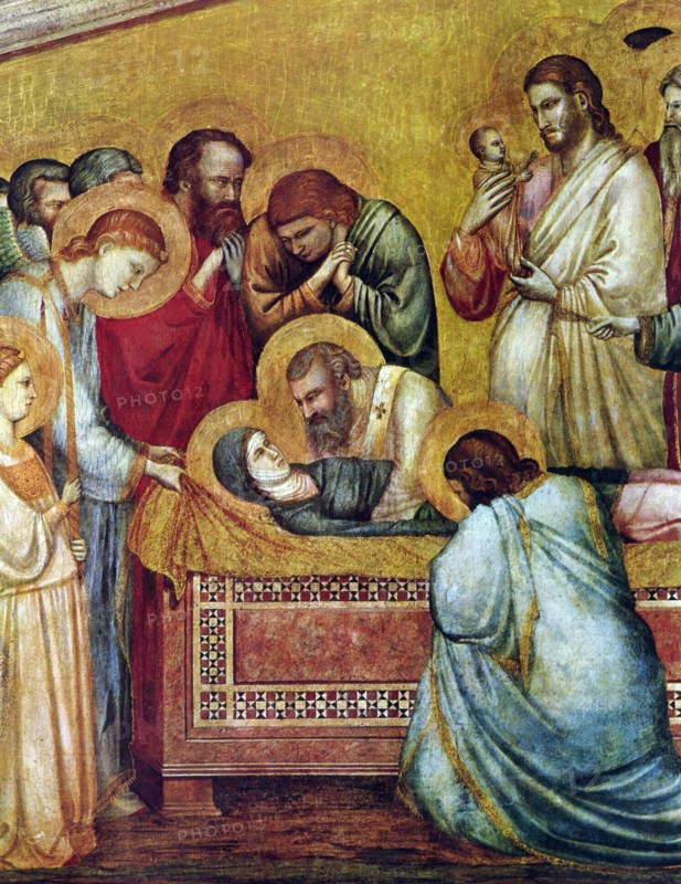 Giotto di Bondone 1315-1320 death of Mary