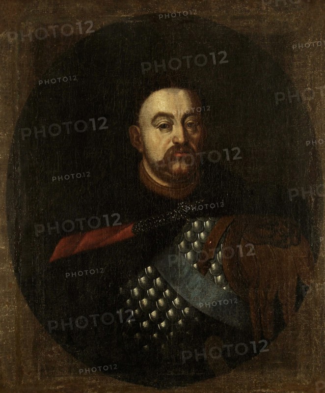 King Jan Sobieski defeating the Turkish army in Vienna -Ausschnitt