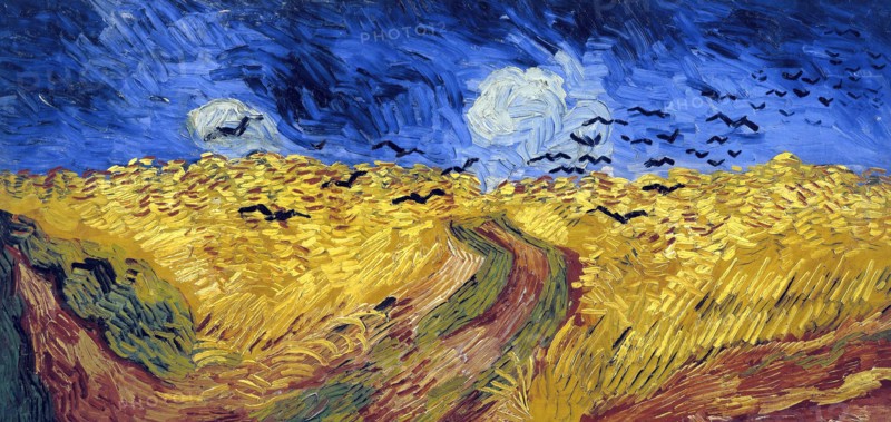 Van Gogh, Wheat Field with Crows