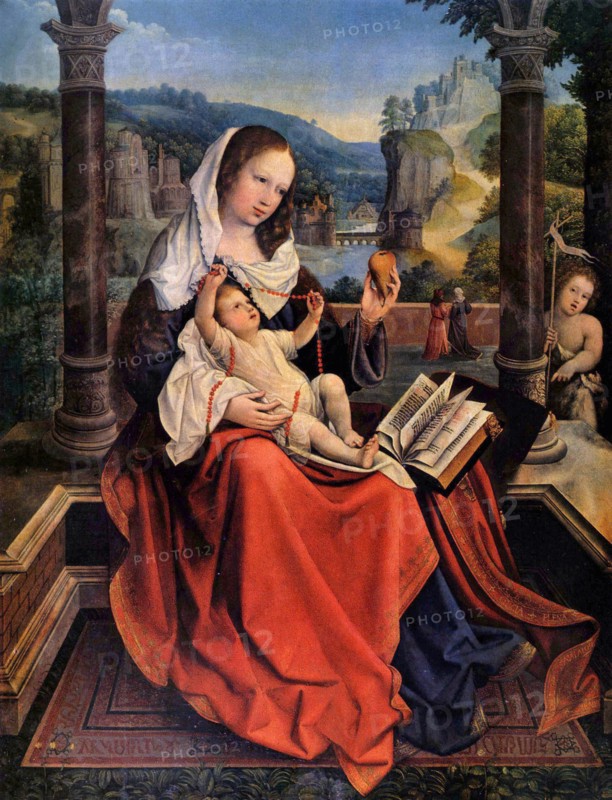 Van Orley, The Virgin and Child with the Infant Saint John