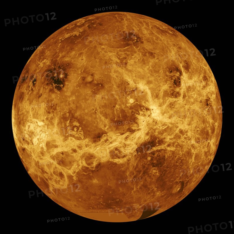 Computer Simulated Global View of Venus