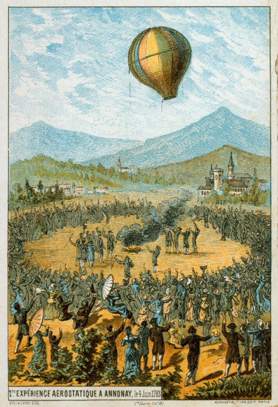 Joseph-Michel and Jacques-Etienne Montgolfier, French brothers, inventors of hot air balloon