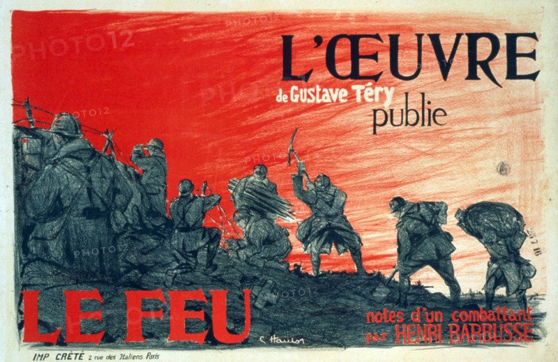 Le Feu',  1916, novel by Henri Barbusse