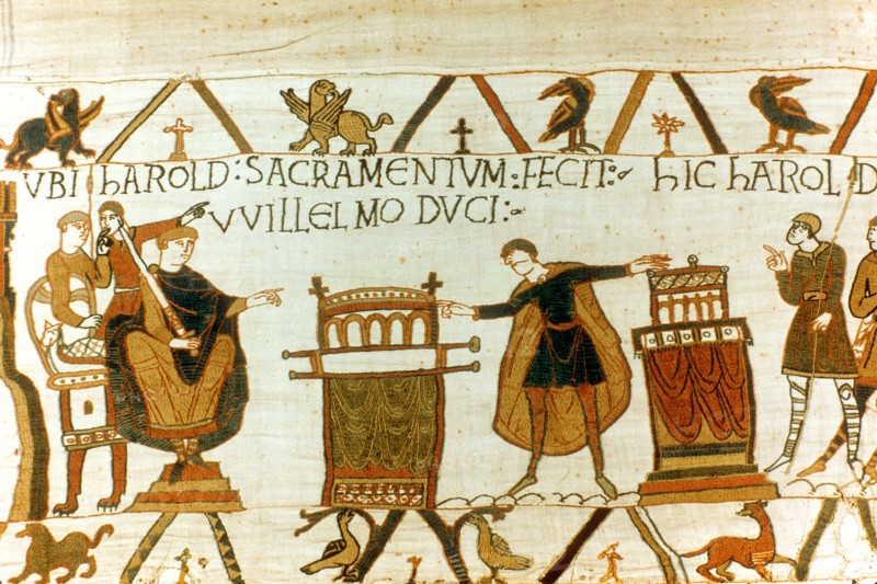 Bayeux Tapestry 1067:  Harold Godwinson, Earl of Wessex
