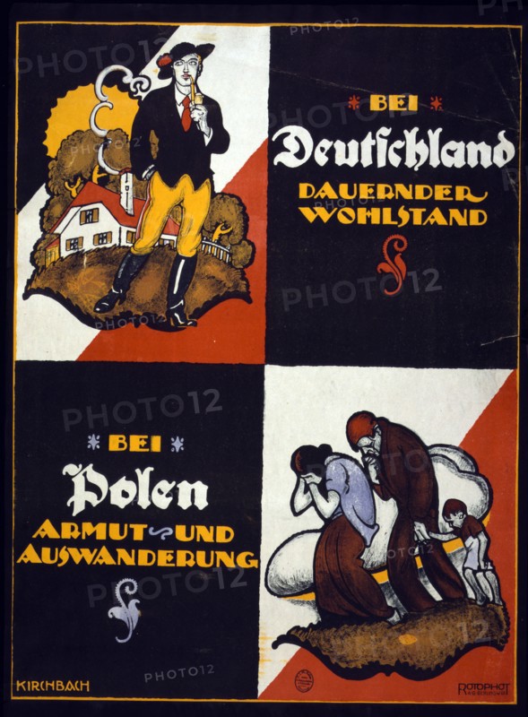 German Anti-Polish poster, 1920