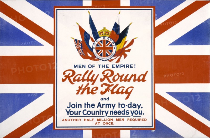 World War I   : British recruitment poster