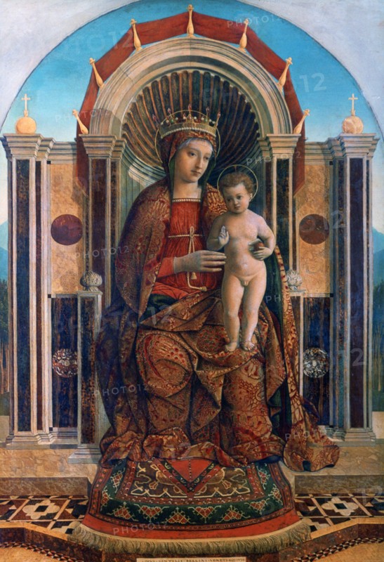 Bellini, La Vierge et l'Enfant intronisés