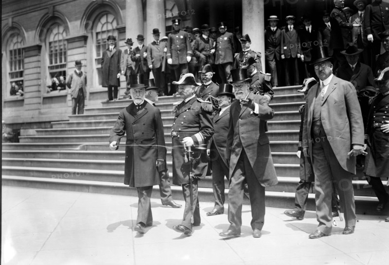 Unveiling of monument at entrance Central Park