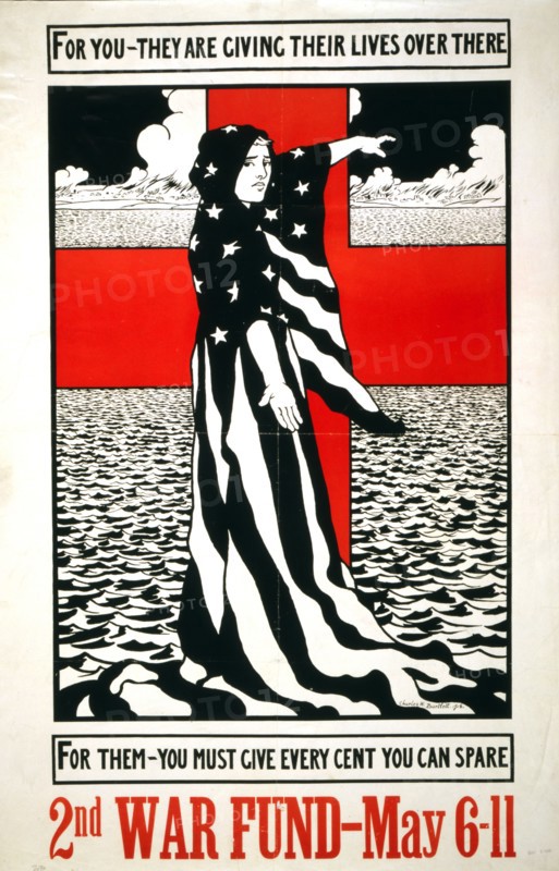 Bartett, 2nd War Fund poster