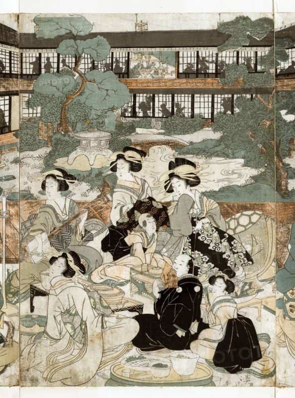Kikukawa, Brothel in Yoshiwara