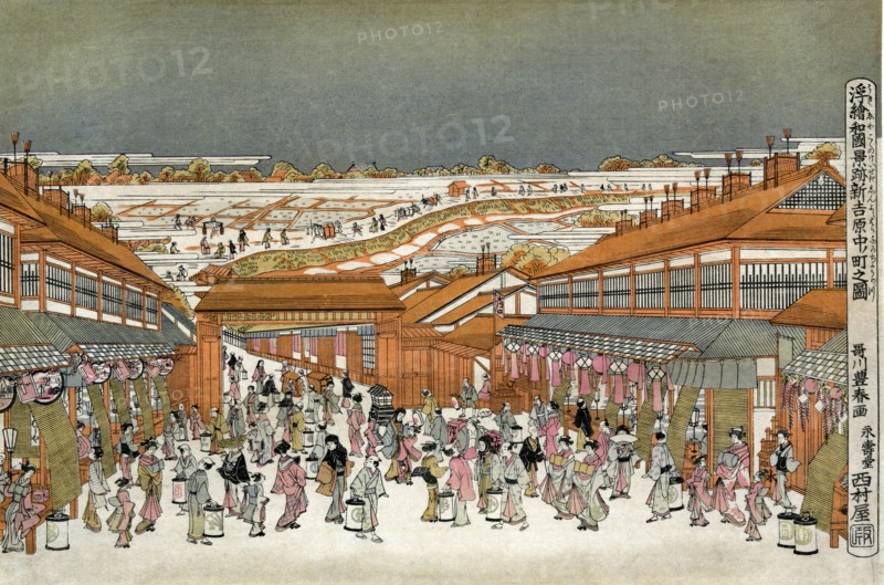Perspective views of famous place of Japan