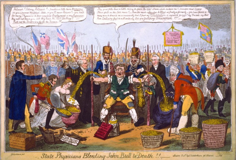 State Physicians Bleeding John Bull to Death!!