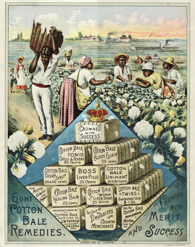 Advertisement for Cotton Bale Medicine Co