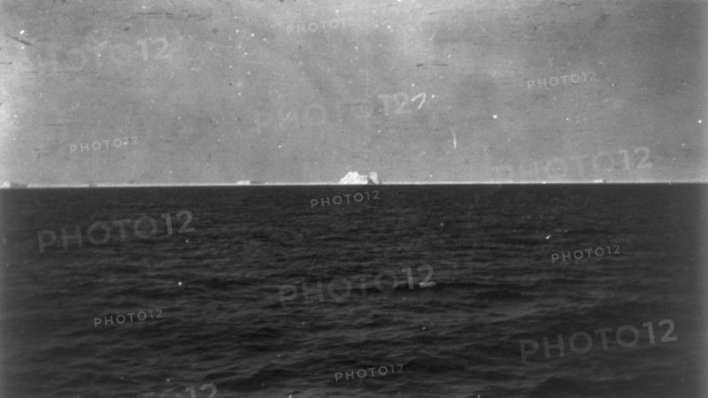 The iceberg that sank the White Star Line's Olympic-class RMS Titanic