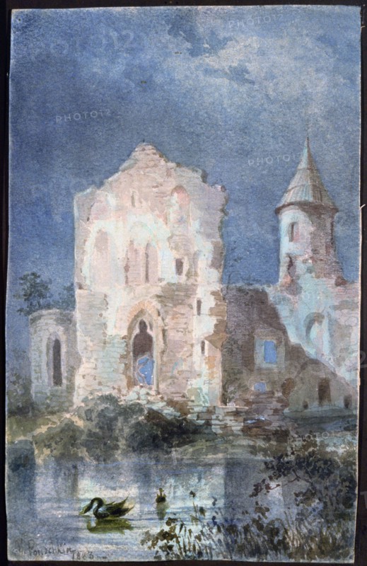 Landscape with Swan'