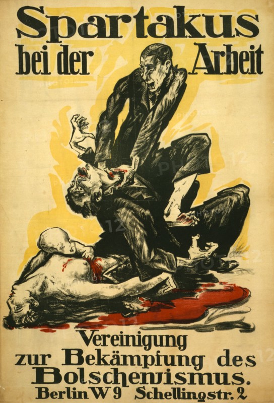 German political poster