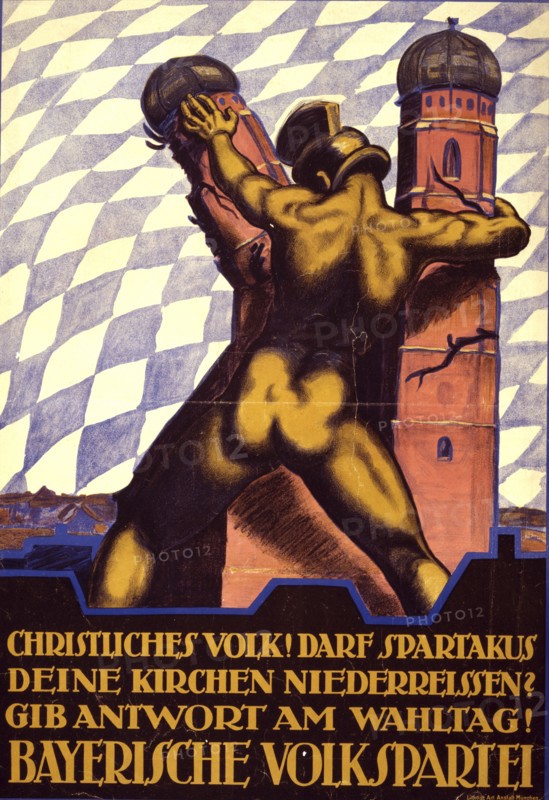 German political poster