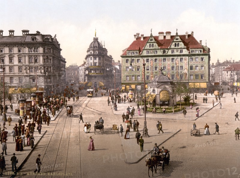 View of Karlsplatz, Munich